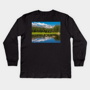 Red Rocks Lake Kids Long Sleeve T-Shirt